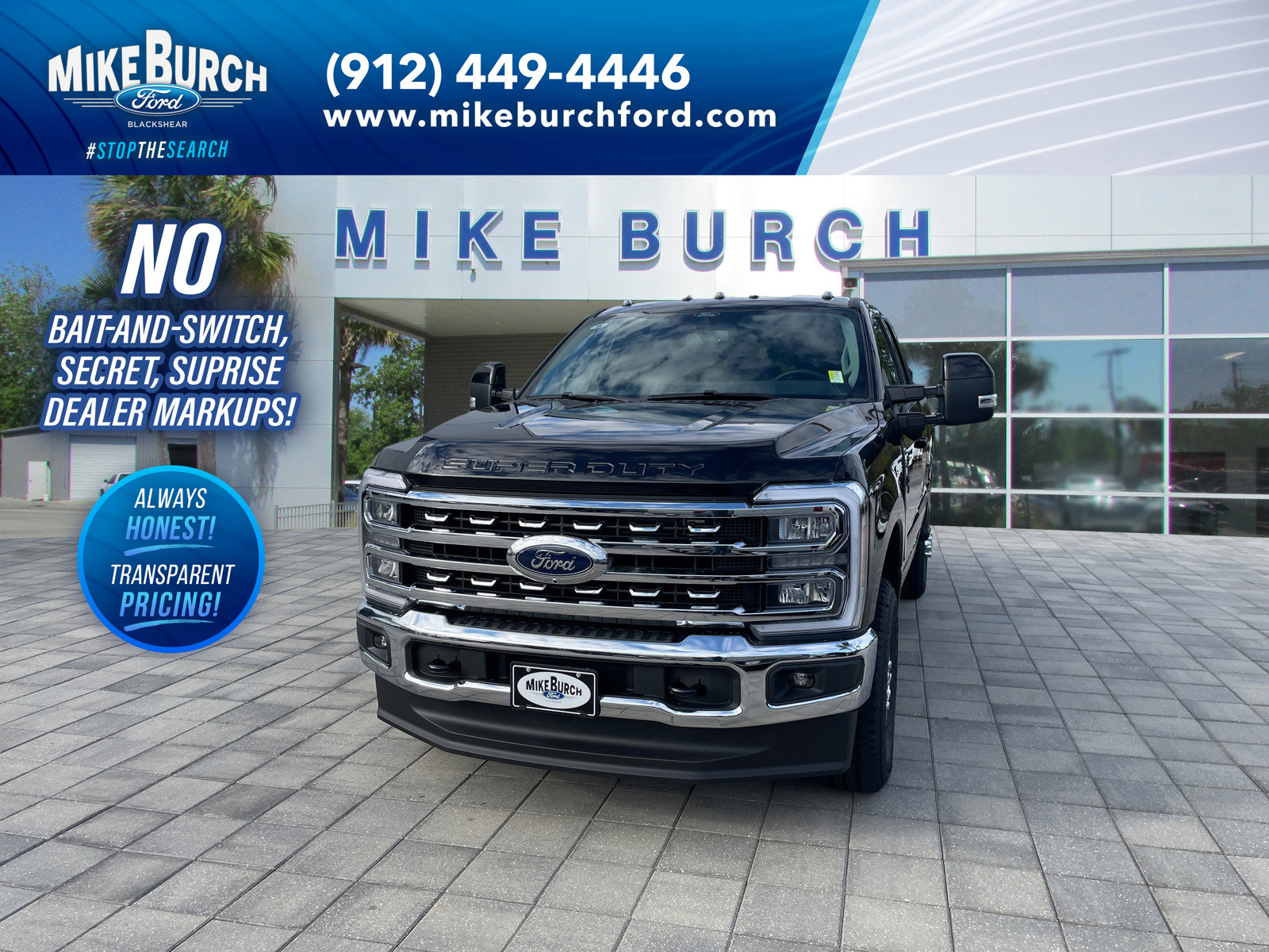 New 2024 Agate Black Metallic Ford LARIAT image 1