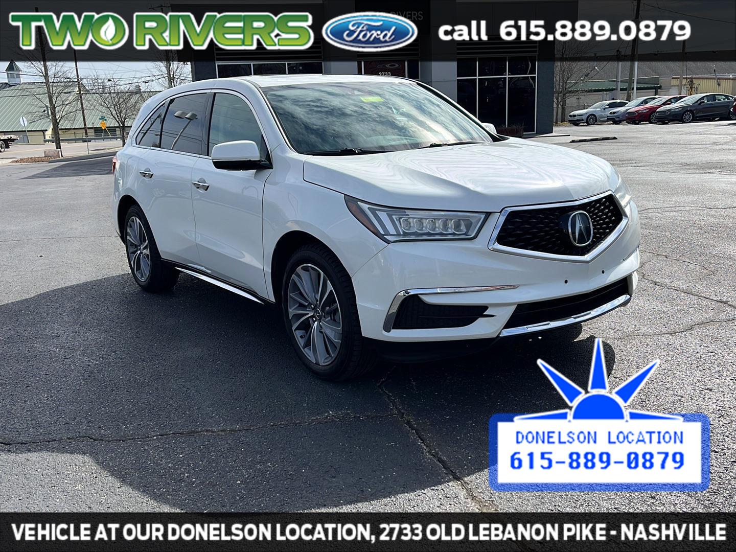 Used 2018 Acura MDX Technology Package with VIN 5J8YD4H53JL004933 for sale in Mt. Juliet, TN