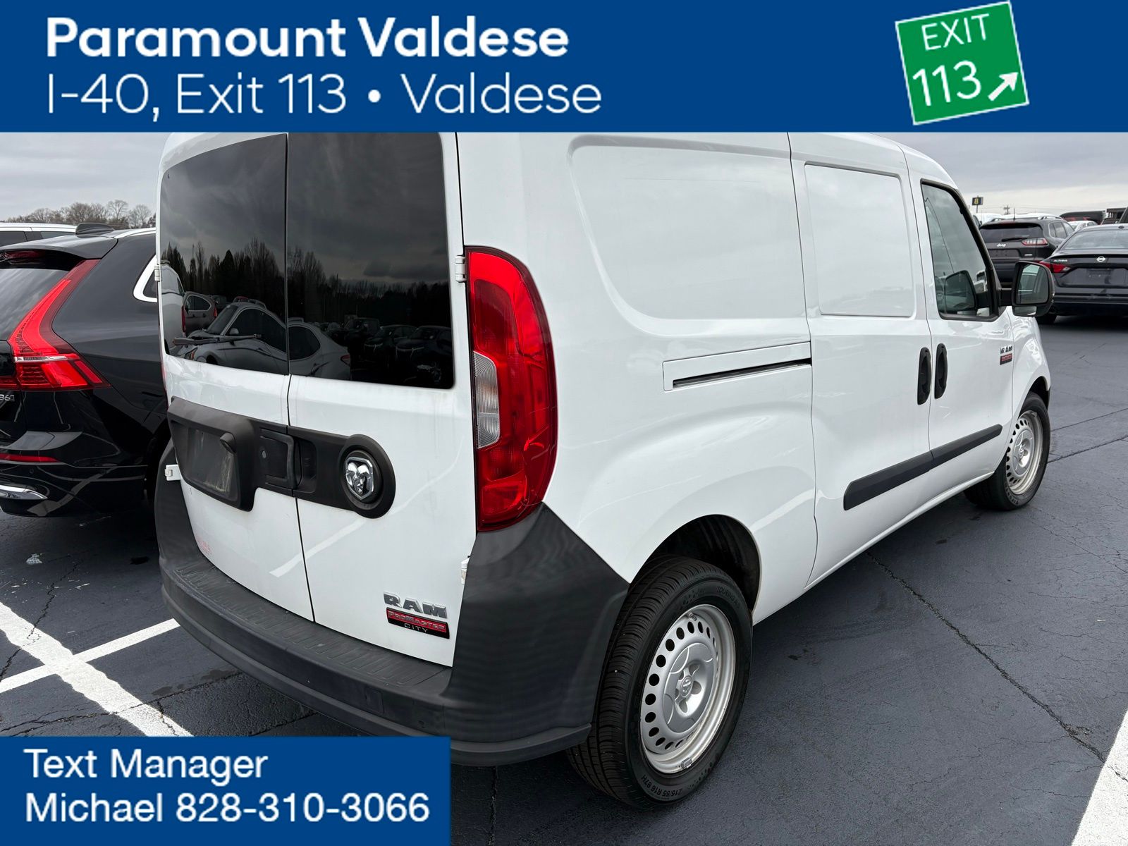 2019 Ram ProMaster City Tradesman Cargo Van photo 3