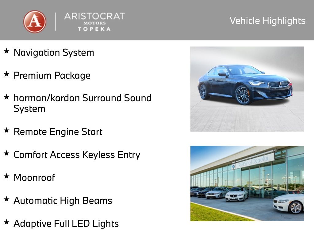 Used 2023 BMW 2 Series 230i with VIN 3MW33CM02P8D10471 for sale in Kansas City