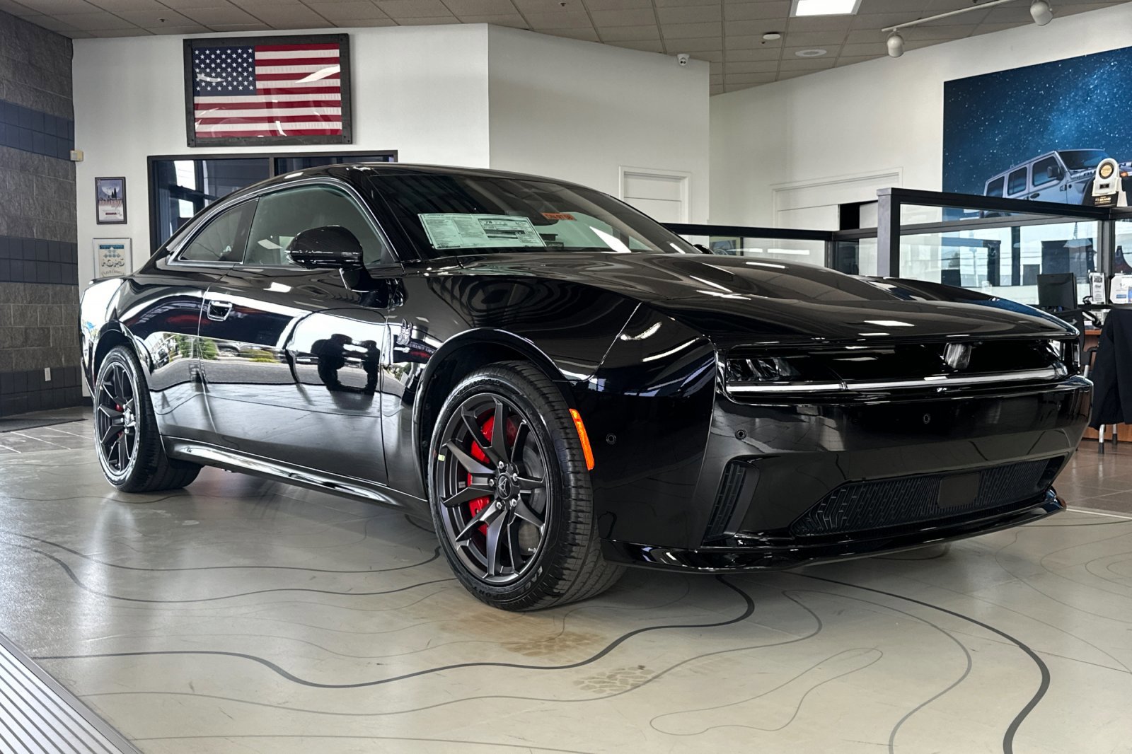 New 2024 Diamond Black Crystal Pearlcoat Dodge Scat Pack image 2