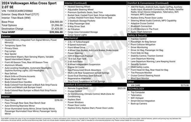 2024 Volkswagen Atlas Cross Sport SE's photo