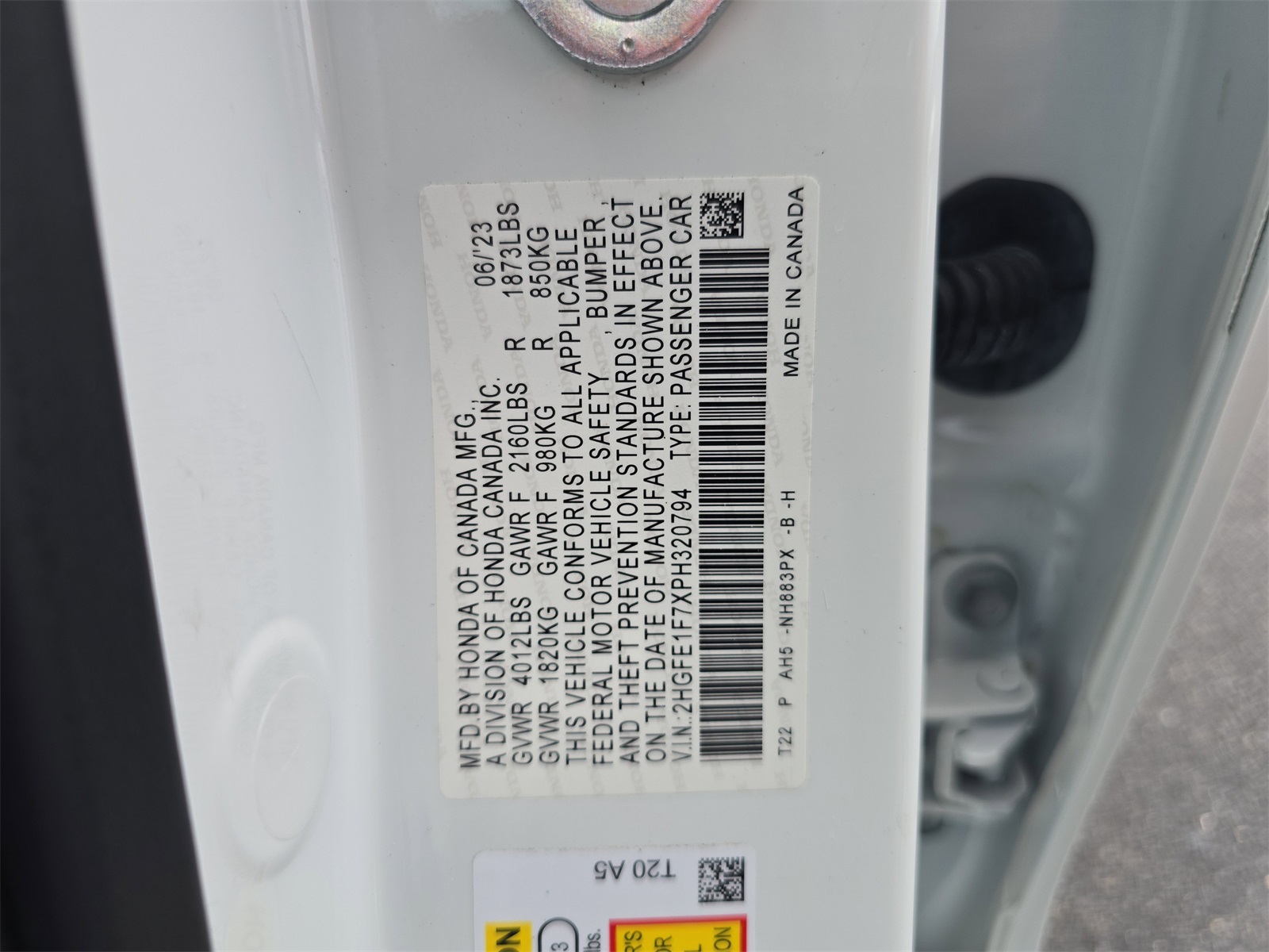 2023 Honda Civic EX photo 30