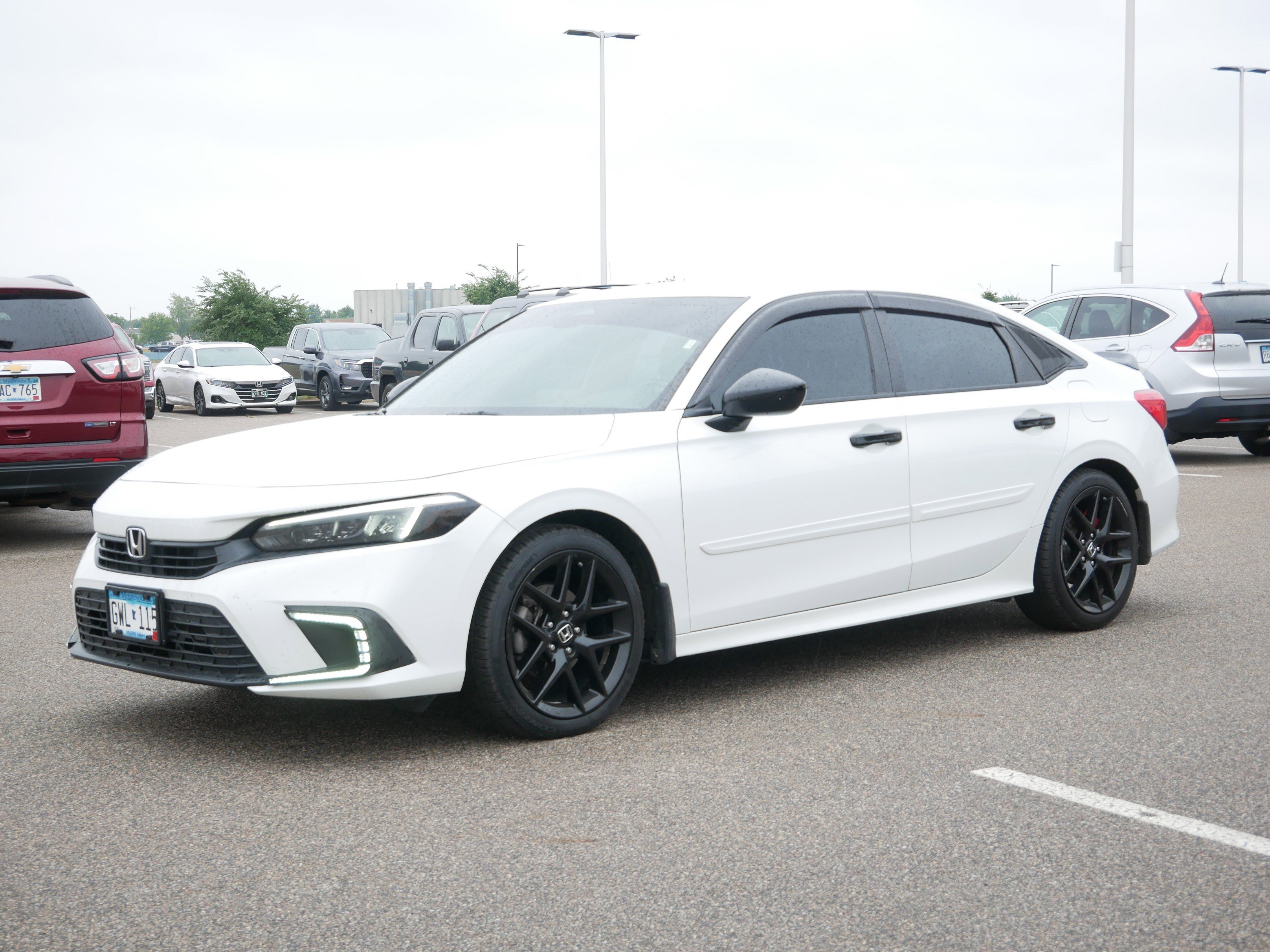 Used 2022 Honda Civic Sport with VIN 2HGFE2F56NH512327 for sale in Waite Park, Minnesota