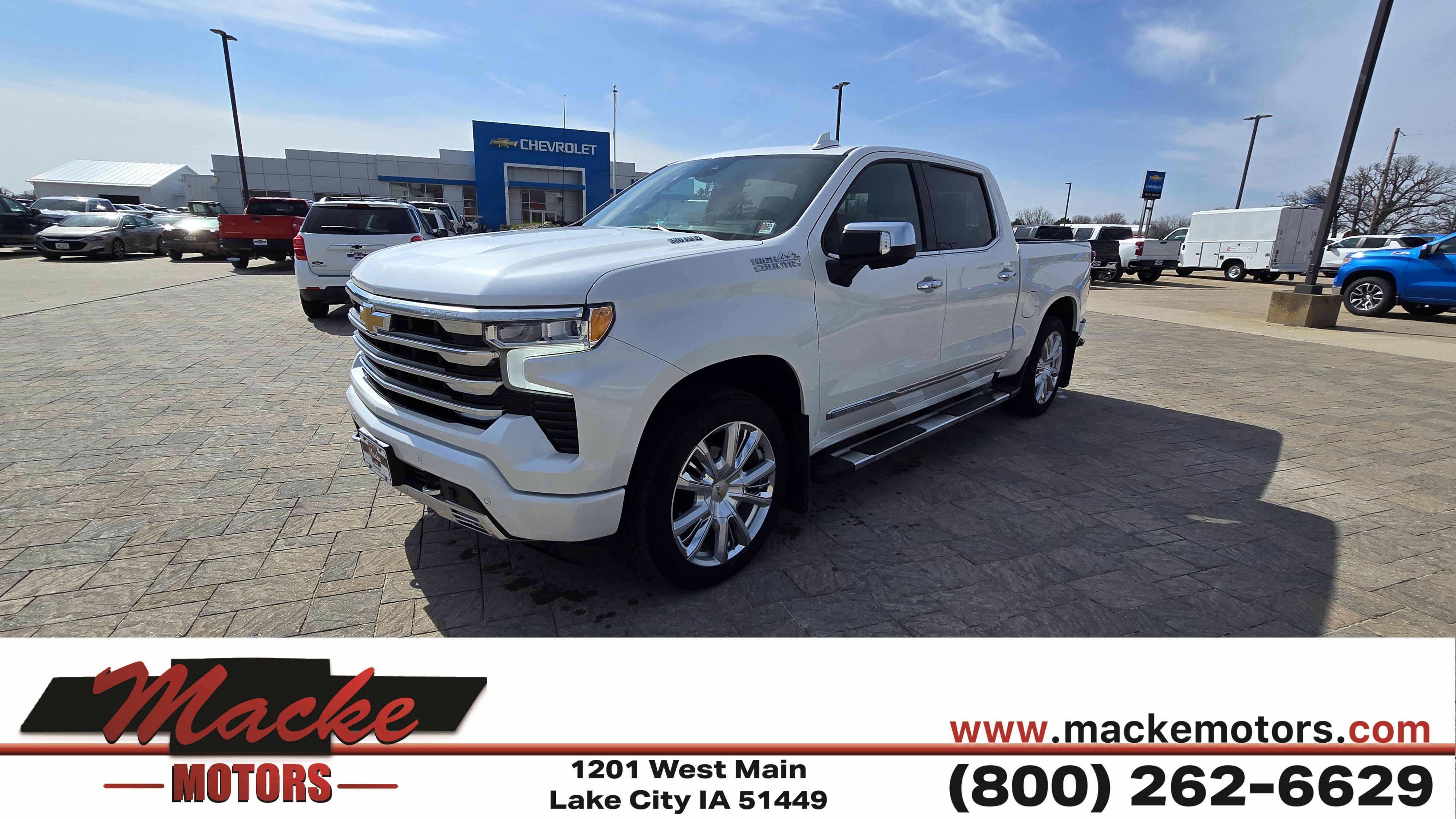 Used 2023 Iridescent Pearl Tricoat Chevrolet High Country image 1