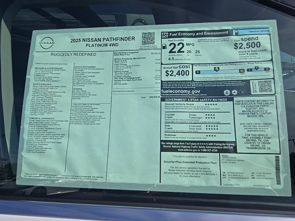 2025 Nissan Pathfinder Platinum photo 36