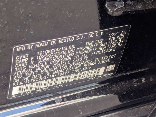 2026 Honda HR-V LX photo 22