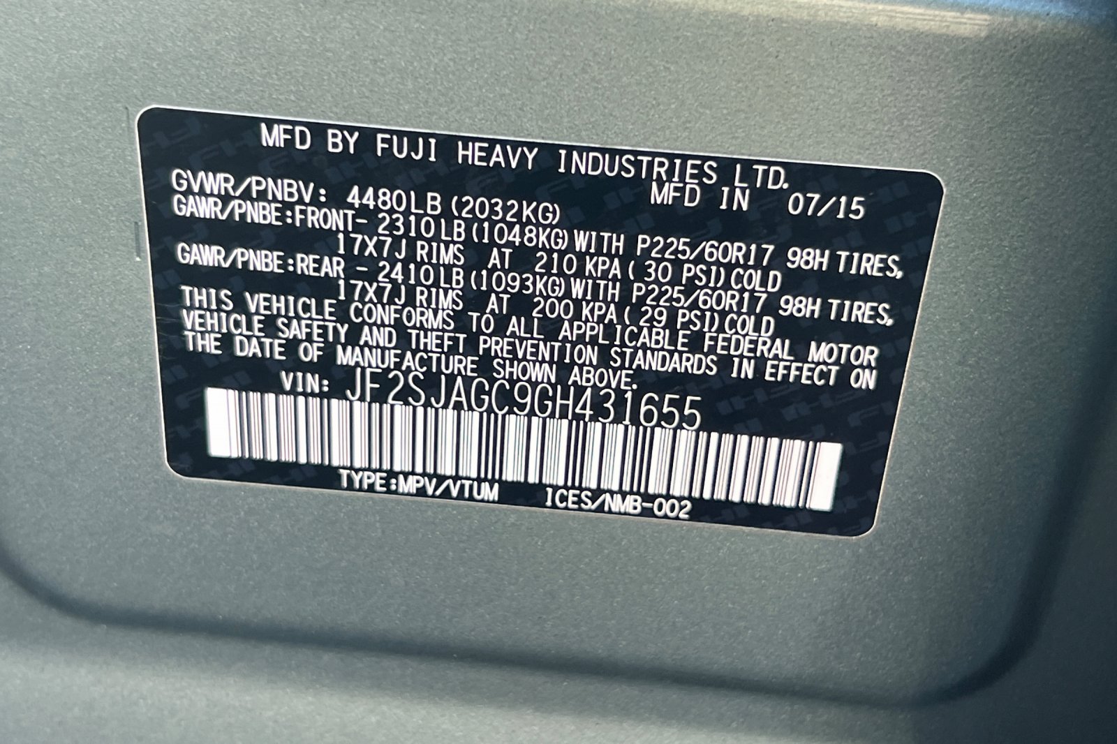 2016 Subaru Forester 2.5i Premium photo 26