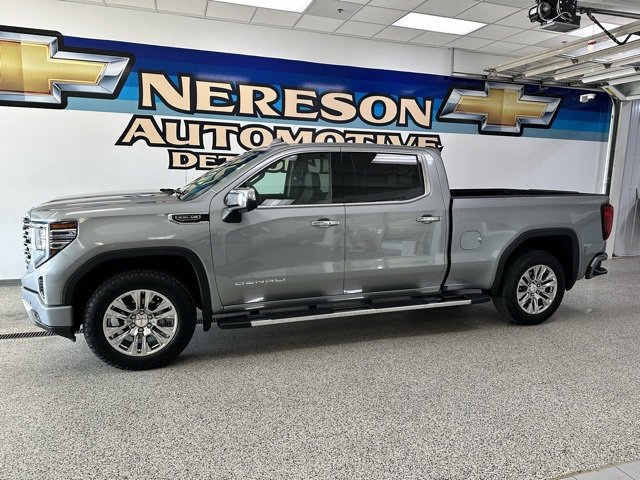 Used 2025 GMC Sierra 1500 Denali with VIN 1GTUUGEDXSZ169628 for sale in Detroit Lakes, Minnesota