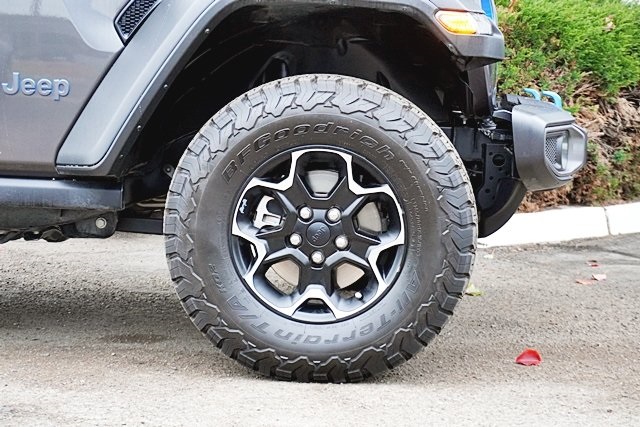 Used 2021 Gray Jeep Unlimited Rubicon 4xe image 7