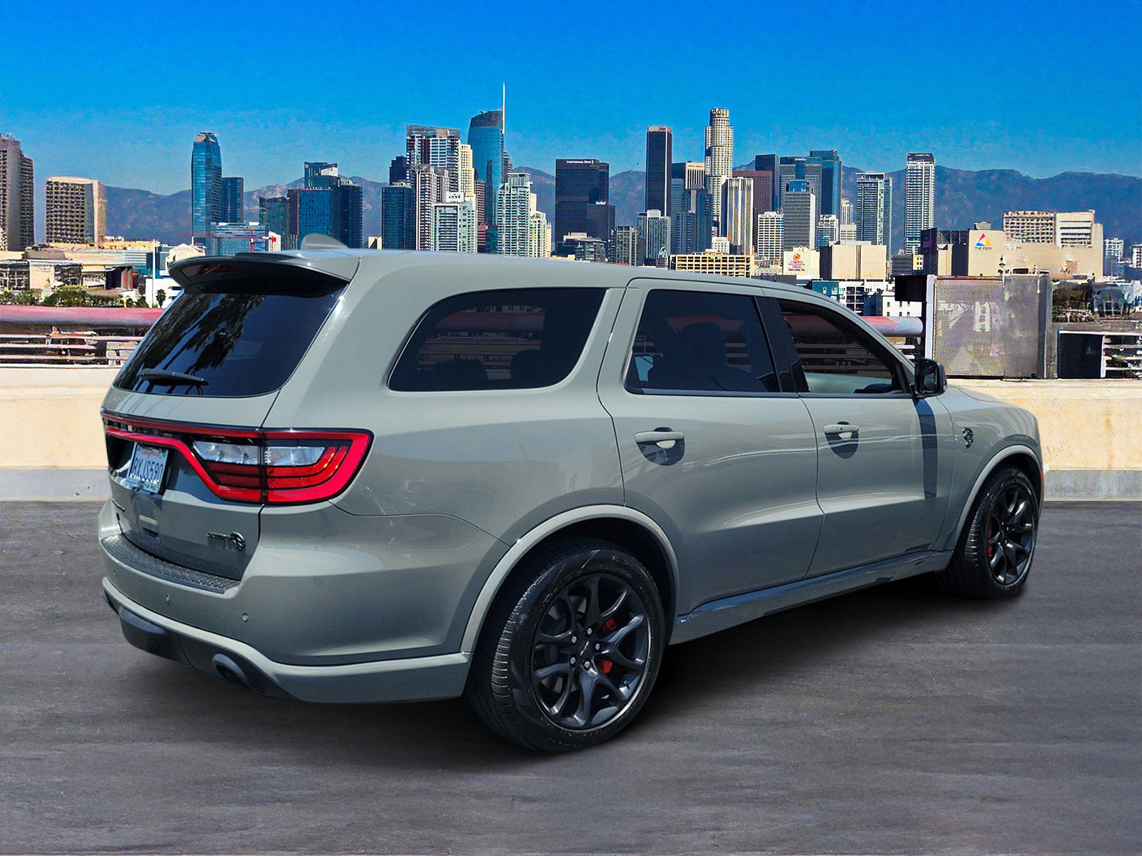 Used 2021 Destroyer Gray Clearcoat Dodge SRT Hellcat image 4