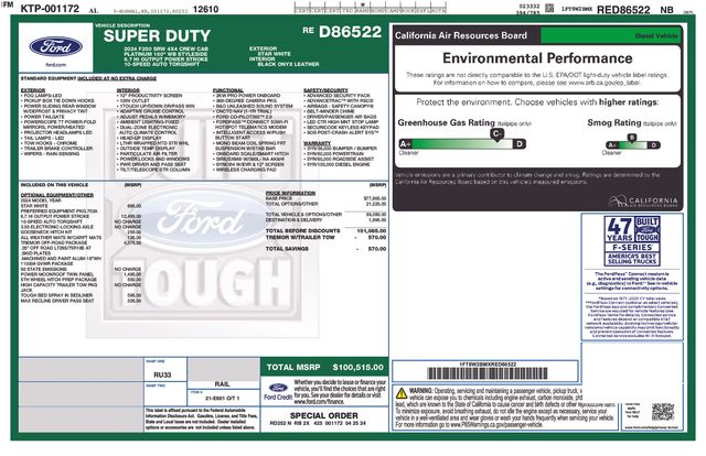 2024 Ford F-250 Super Duty Platinum's photo