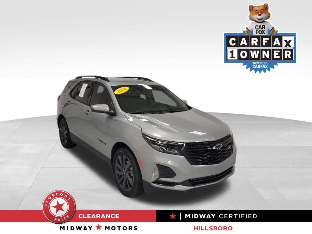 Certified Used 2024 Gray Chevrolet RS image 1
