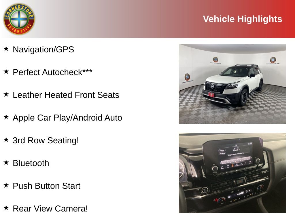 Used 2024 Nissan Pathfinder Rock Creek with VIN 5N1DR3BD1RC225690 for sale in Elk River, Minnesota