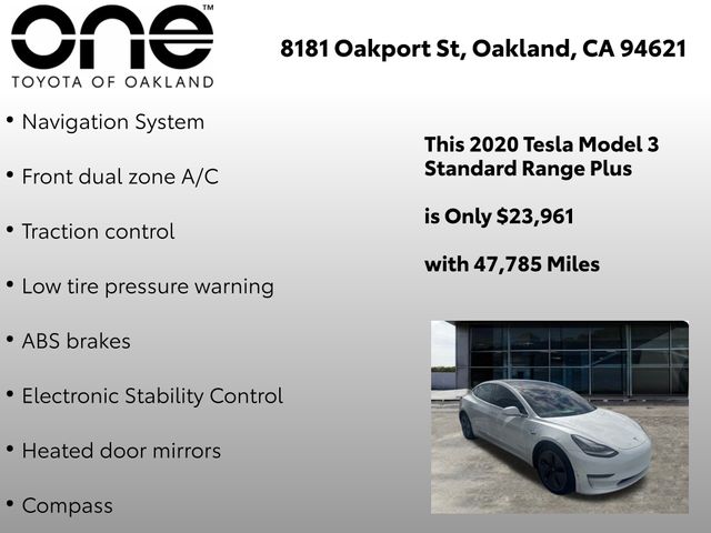 Used 2020 Tesla Model 3 Base with VIN 5YJ3E1EAXLF740151 for sale in Oakland, CA
