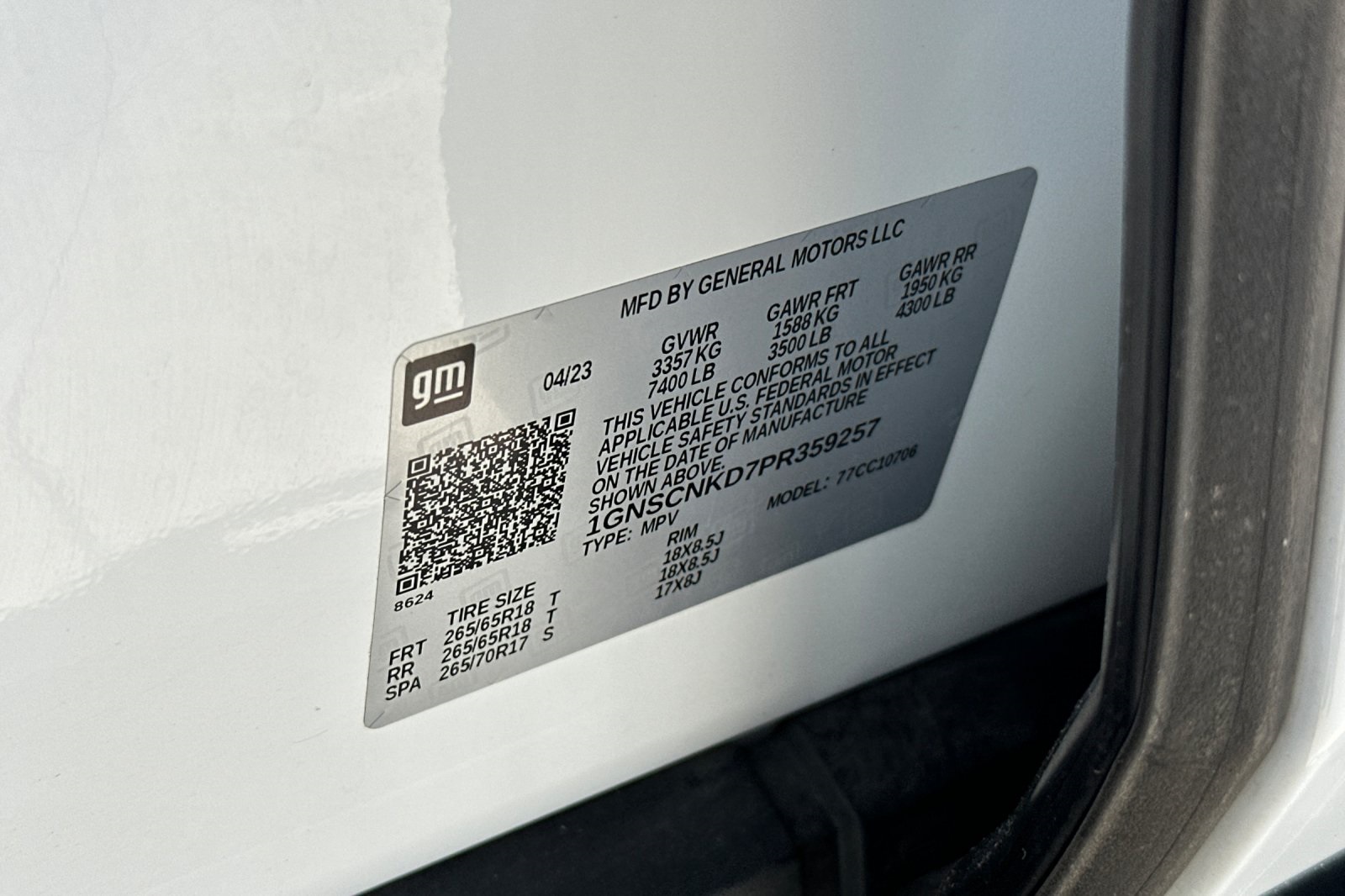 2023 Chevrolet Tahoe LT photo 30