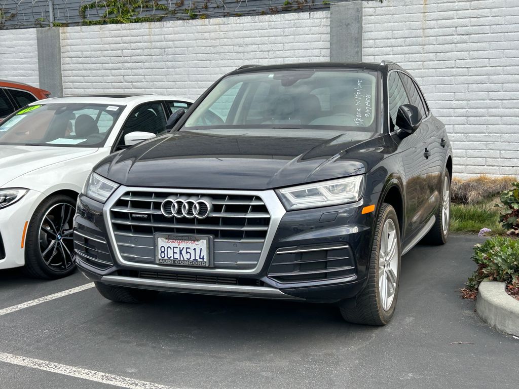 Used 2018 Audi Q5 Premium Plus with VIN WA1BNAFY2J2090572 for sale in San Mateo, CA