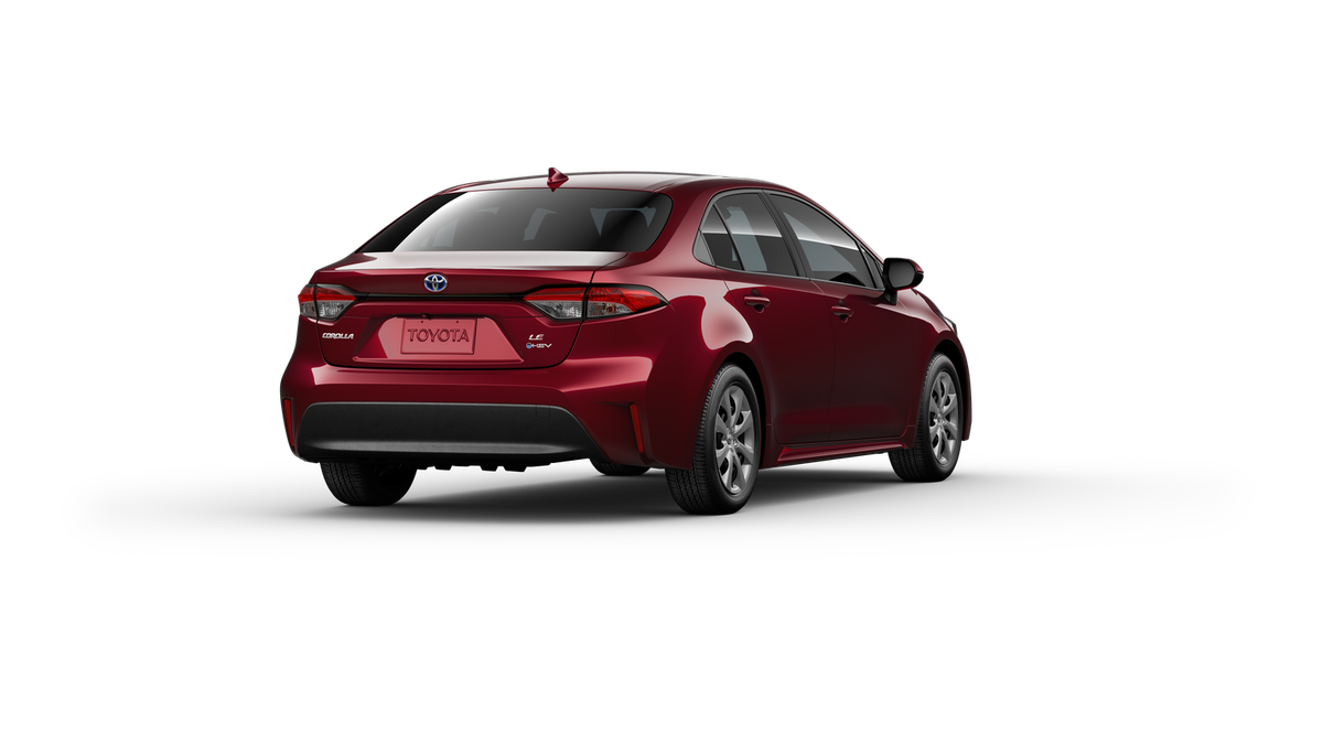 New 2025 Ruby Flare Pearl [extra_cost_color] Toyota Hybrid LE image 9