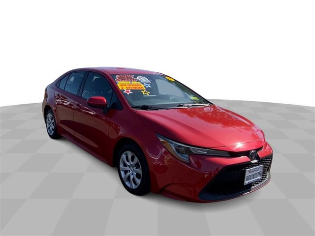 Used 2020 Red Toyota LE image 1