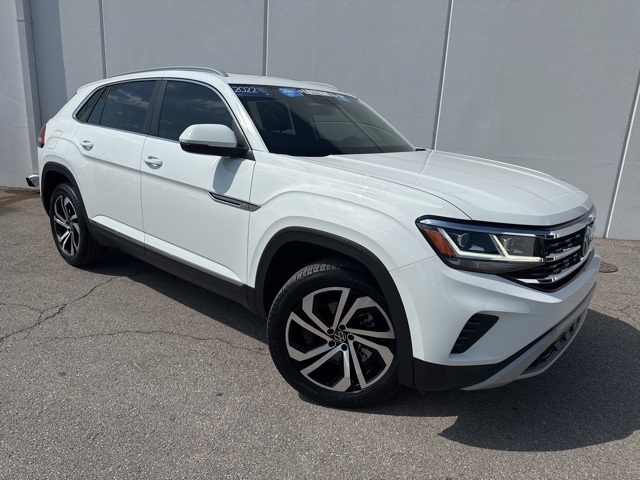Certified 2022 Volkswagen Atlas Cross Sport SEL with VIN 1V2BE2CA3NC204595 for sale in Kansas City