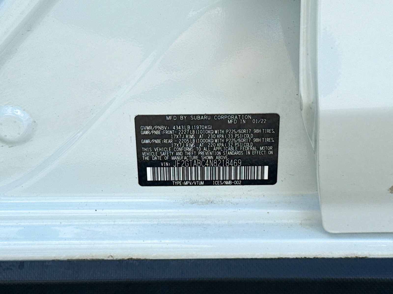 2022 Subaru Crosstrek Limited photo 29