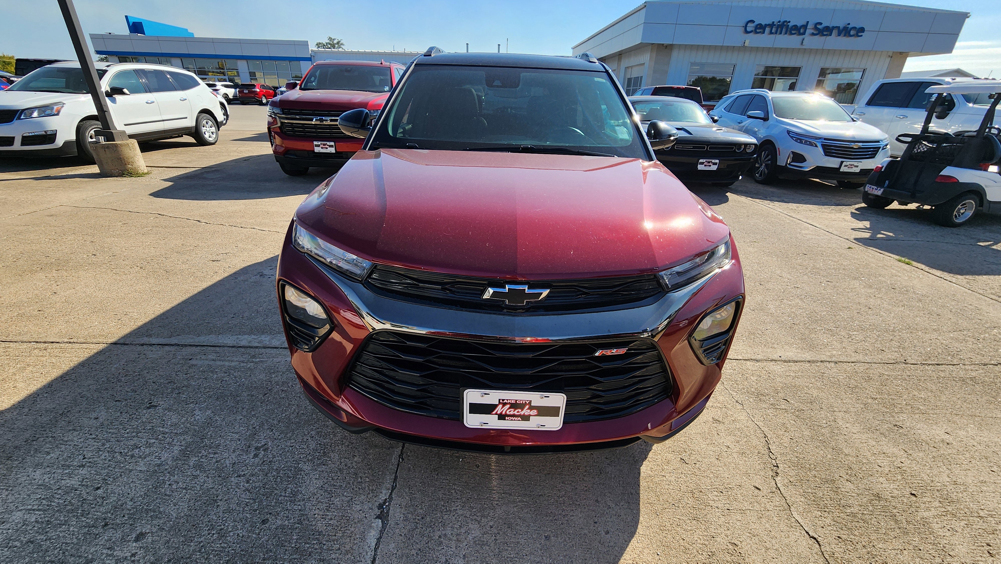 Used 2023 Chevrolet TrailBlazer RS with VIN KL79MUSLXPB080199 for sale in Lake City, IA