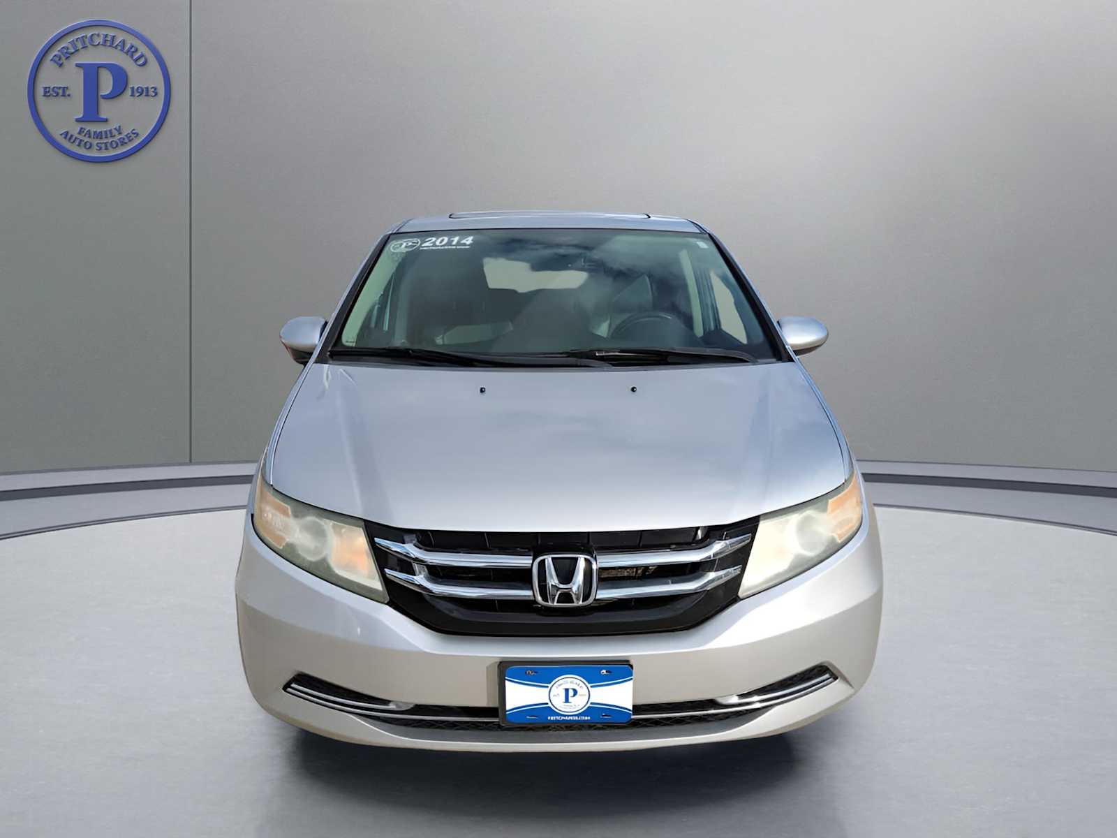 Used 2014 Honda Odyssey EX-L with VIN 5FNRL5H69EB088091 for sale in Clear Lake, IA