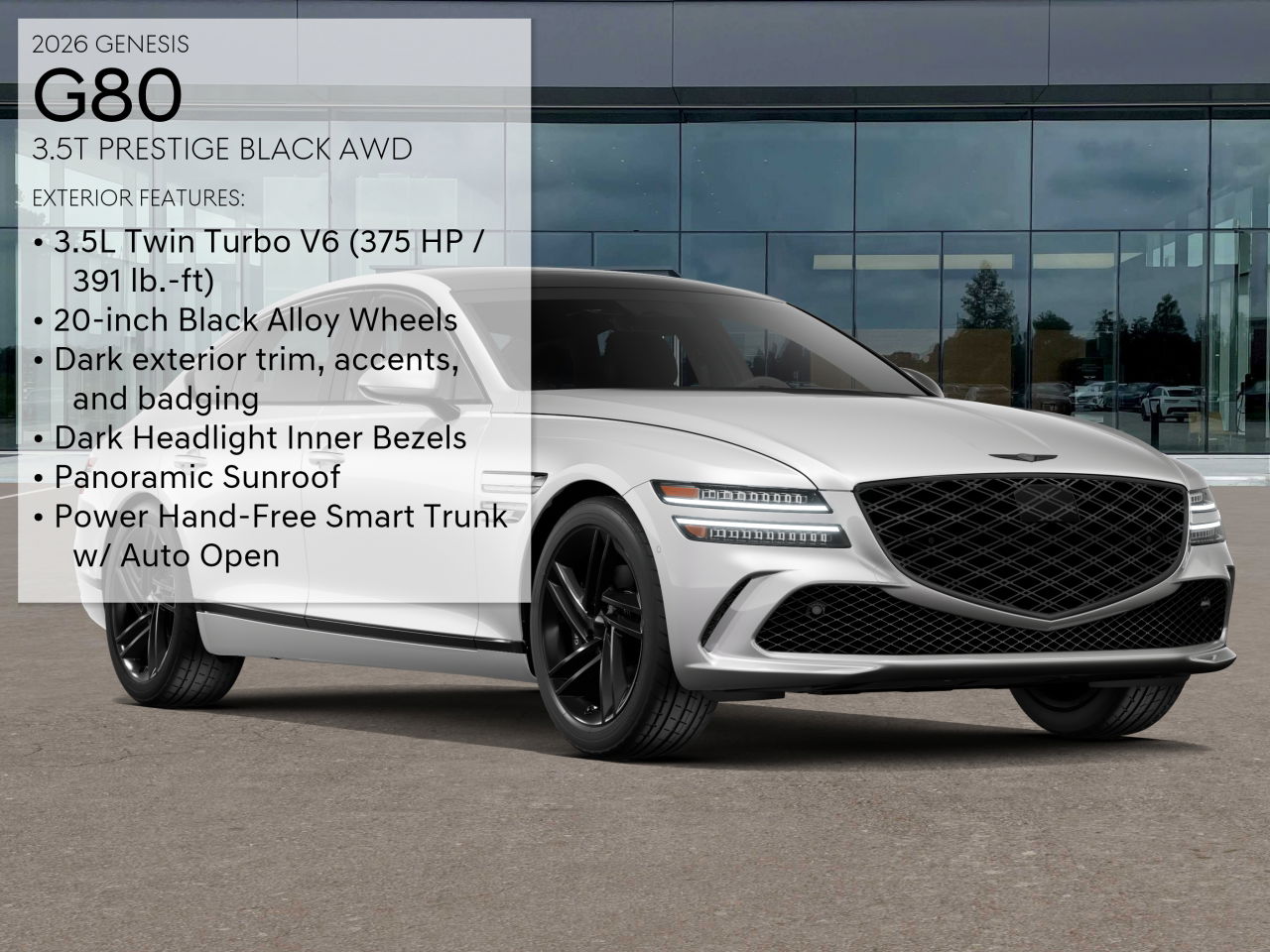 2026 Genesis G80 3.5T Prestige photo 5