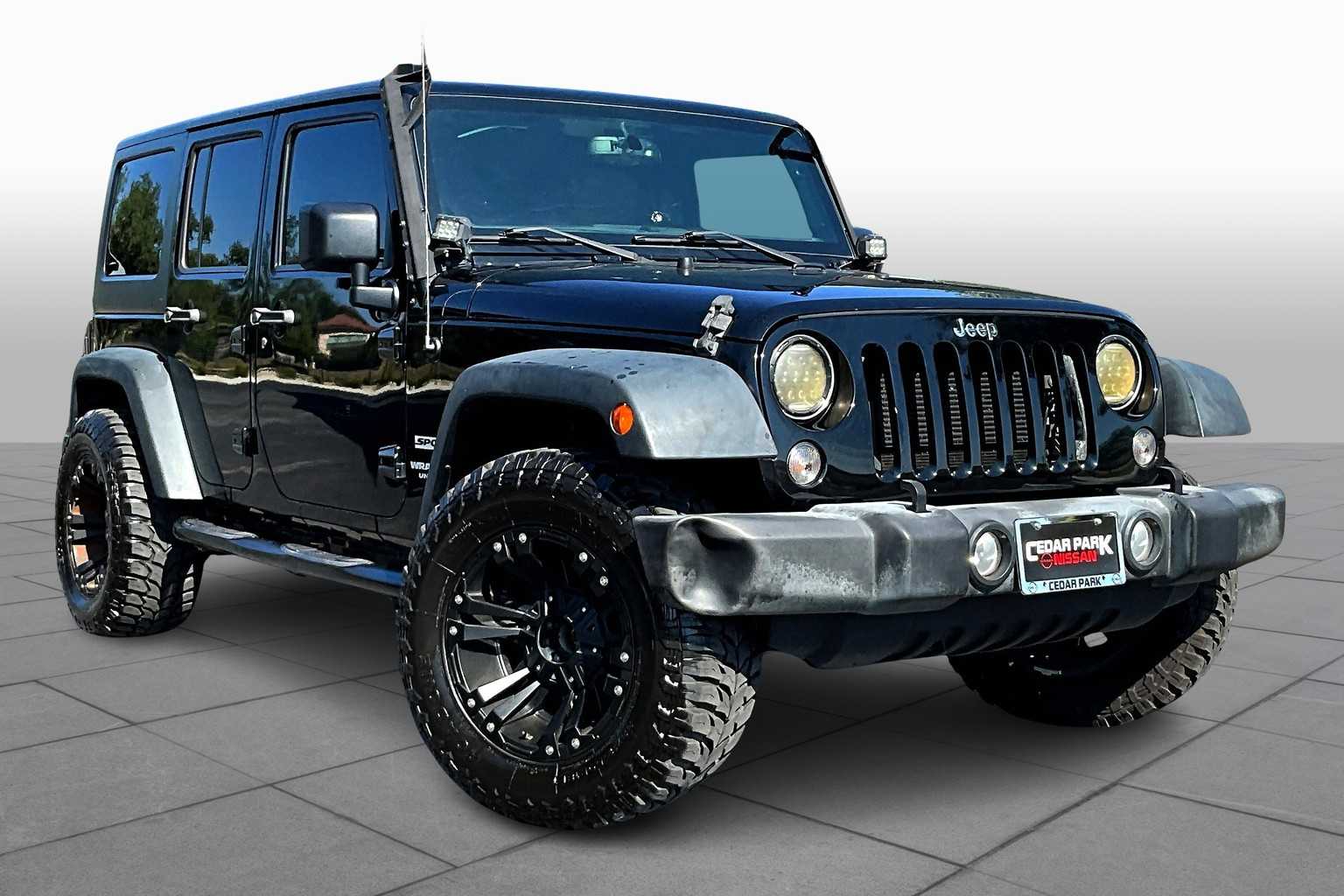 Used 2017 Jeep Wrangler Unlimited Sport S with VIN 1C4BJWDG0HL503604 for sale in Cedar Park, TX