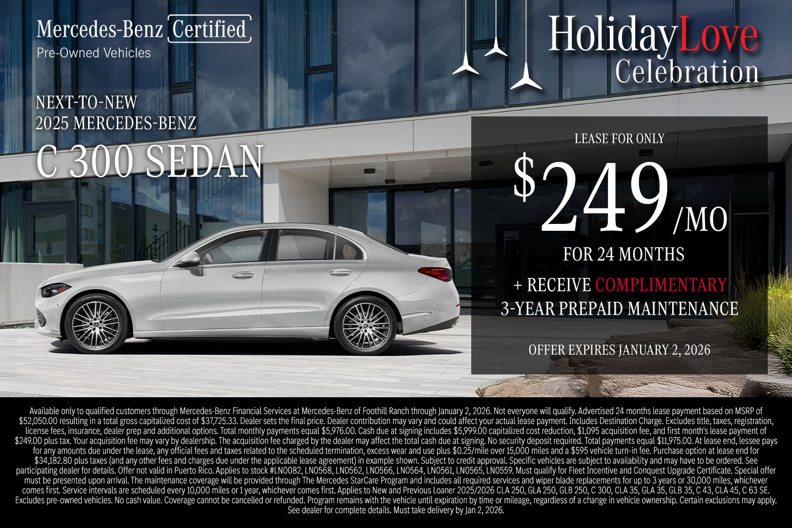 2026 Mercedes-Benz C-Class Sedan C 300's photo