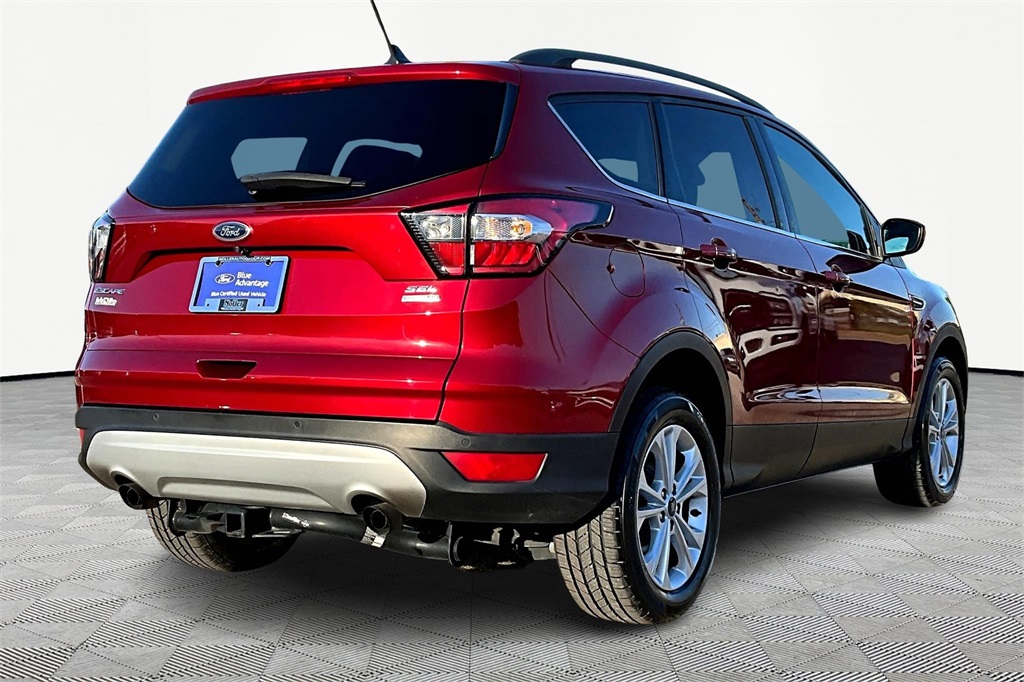 Certified 2018 Ford Escape SEL with VIN 1FMCU9HD3JUB27442 for sale in Kansas City