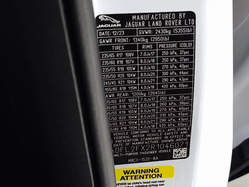 2024 JAGUAR PACE P250 - Image 38