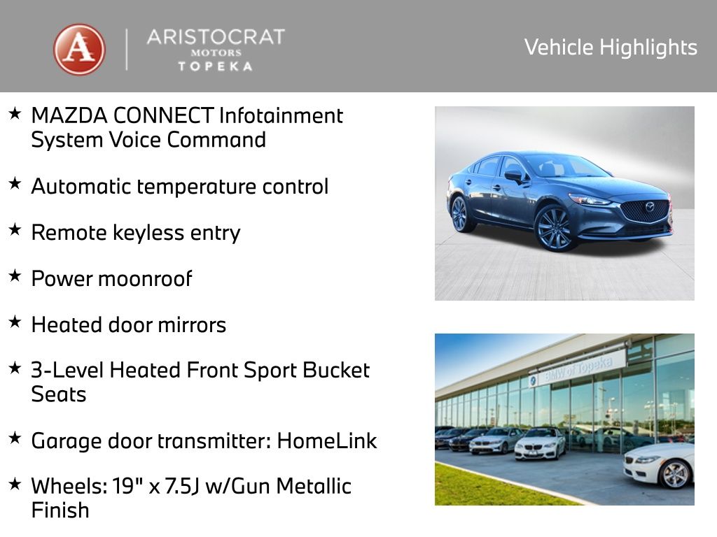 Used 2021 Mazda MAZDA6 Grand Touring with VIN JM1GL1TY4M1608987 for sale in Kansas City