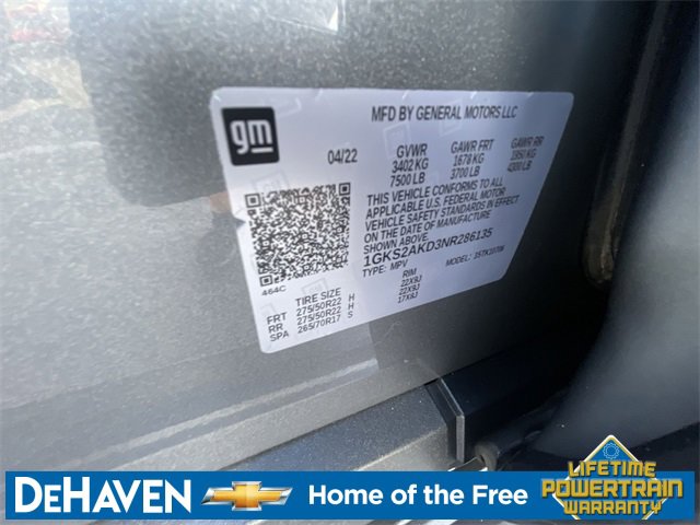 2022 Gmc Yukon SLE photo 12
