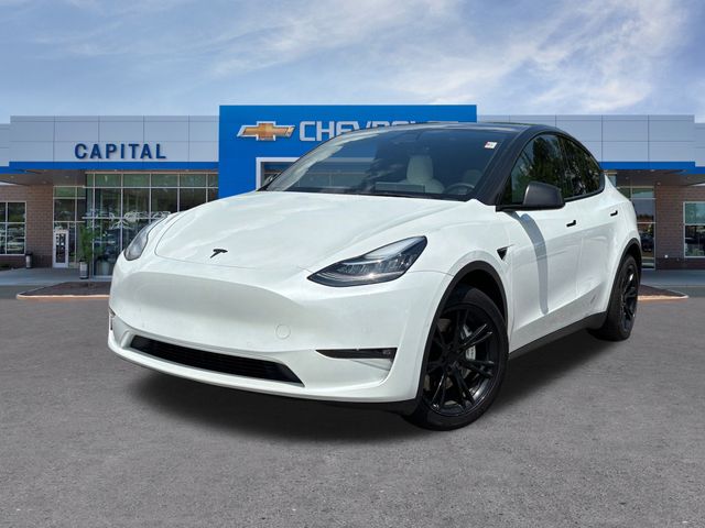 Used 2021 Tesla Model Y Long Range with VIN 5YJYGDEE4MF299669 for sale in Wake Forest, NC