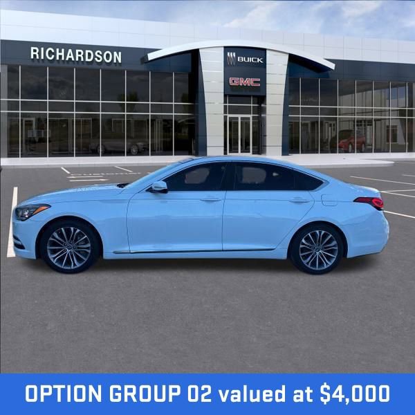 Used 2015 Hyundai Genesis Base with VIN KMHGN4JE1FU045611 for sale in Midland, MI
