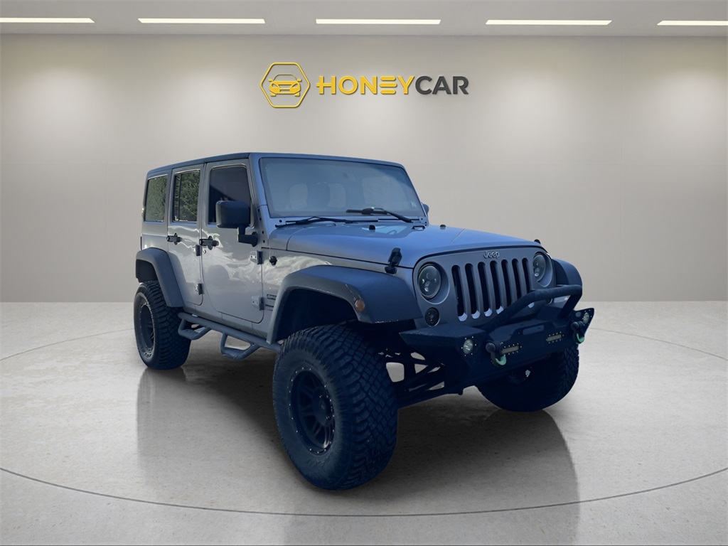 Certified Used 2018 Silver Jeep Unlimited Sport image 1