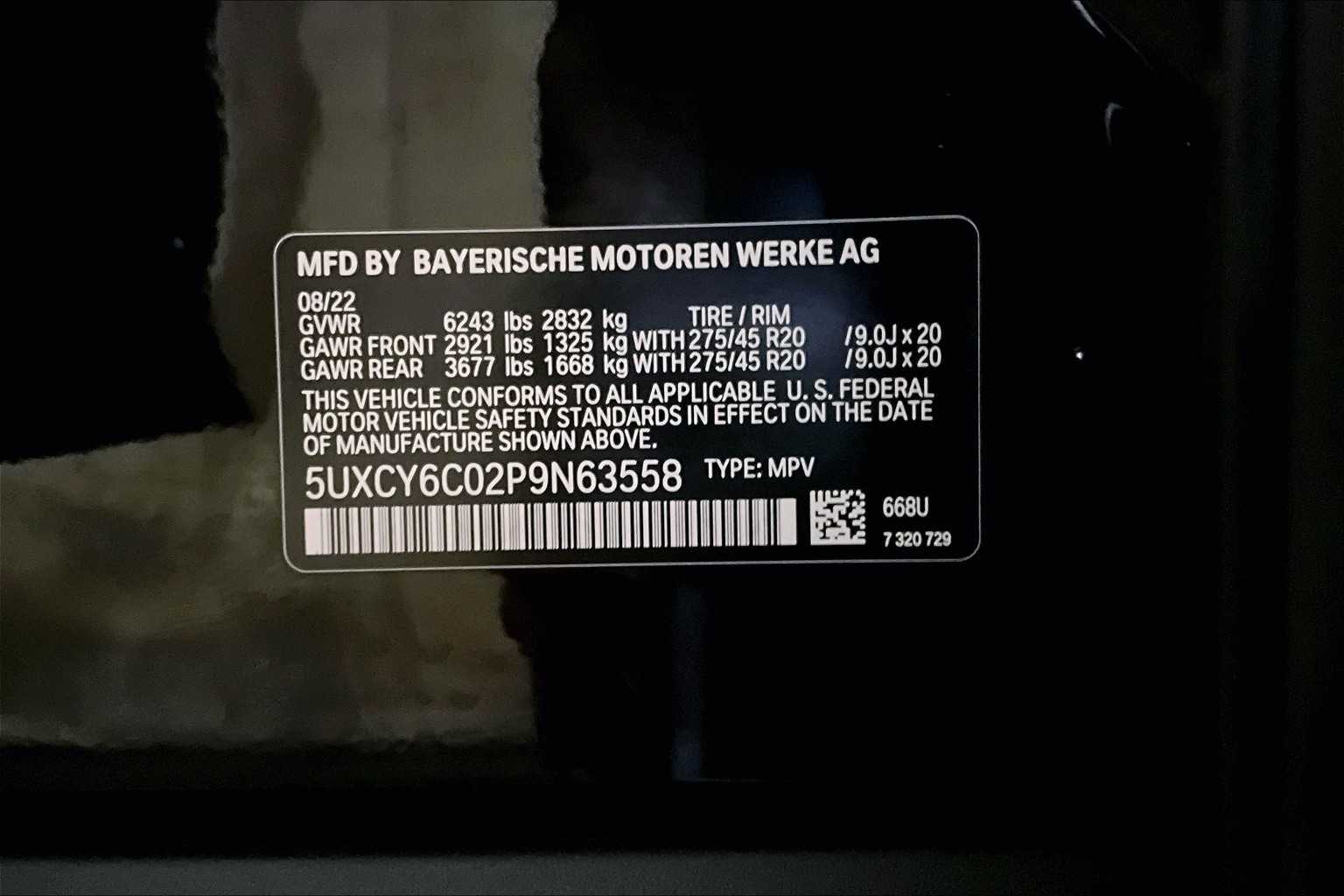 2023 Bmw X6 xDrive40i photo 32