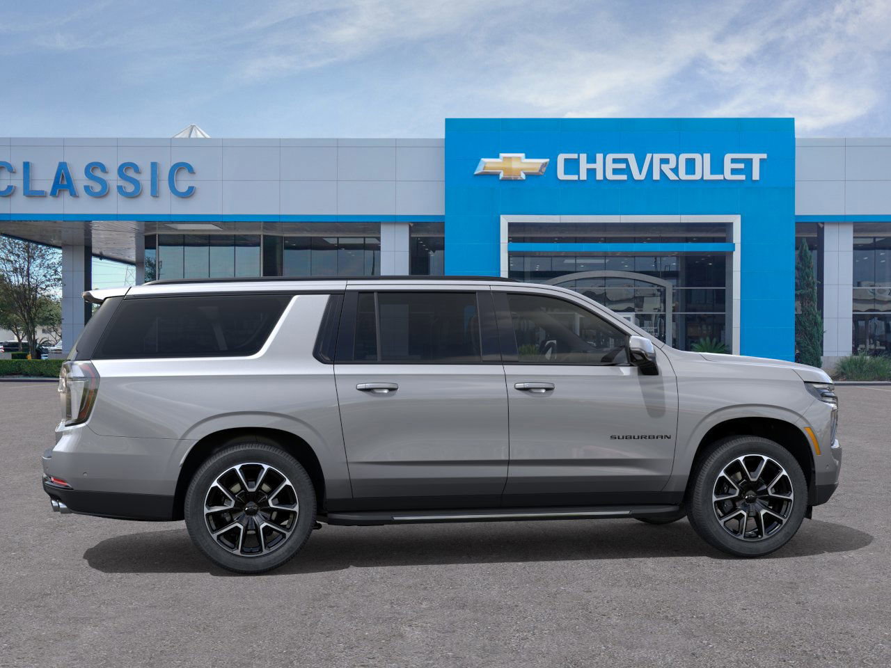 2026 Chevrolet Suburban RST Gray at Classic Elite Chevrolet Hwy 6