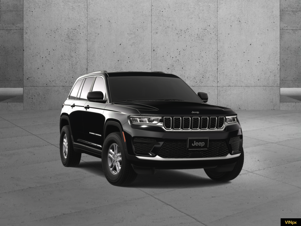 New 2025 Diamond Black Crystal Pearl-Coat Exterior Paint Jeep Laredo image 15