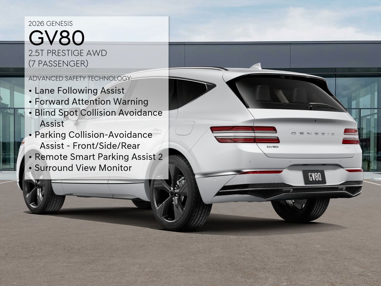 2026 Genesis GV80 2.5T Prestige AWD photo 4