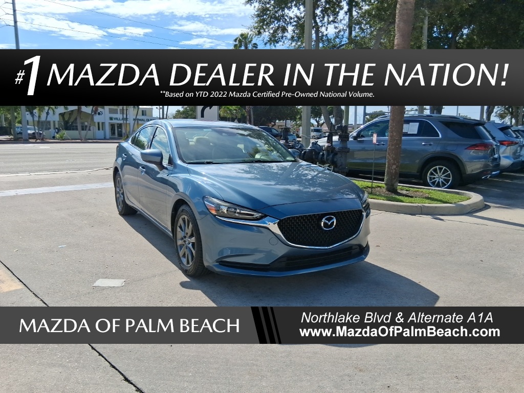 Used 2018 Mazda Mazda6 Sport with VIN JM1GL1UM0J1325106 for sale in North Palm Beach, FL