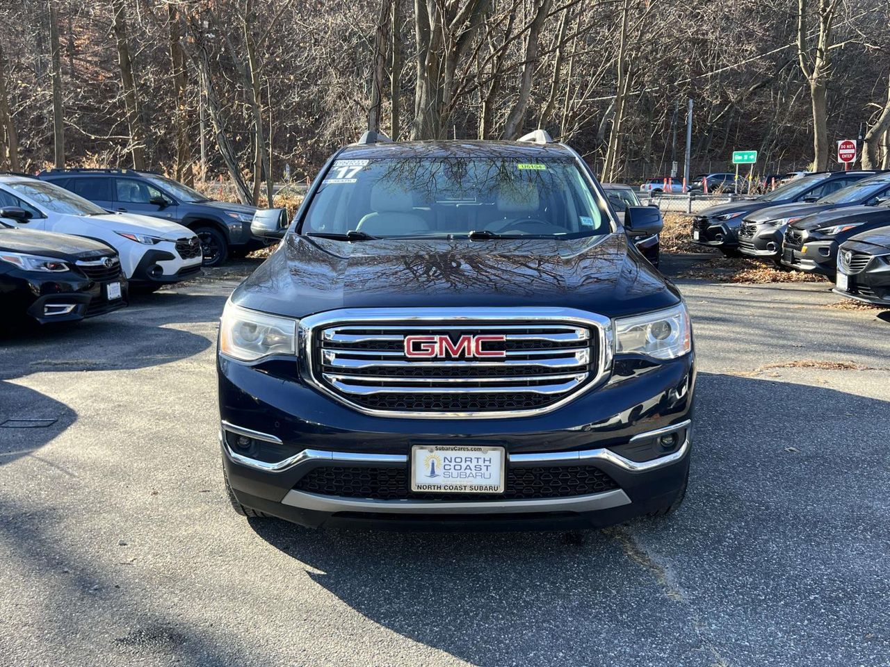 Used 2017 GMC Acadia SLT-2 with VIN 1GKKNWLS5HZ146366 for sale in Glen Cove, NY