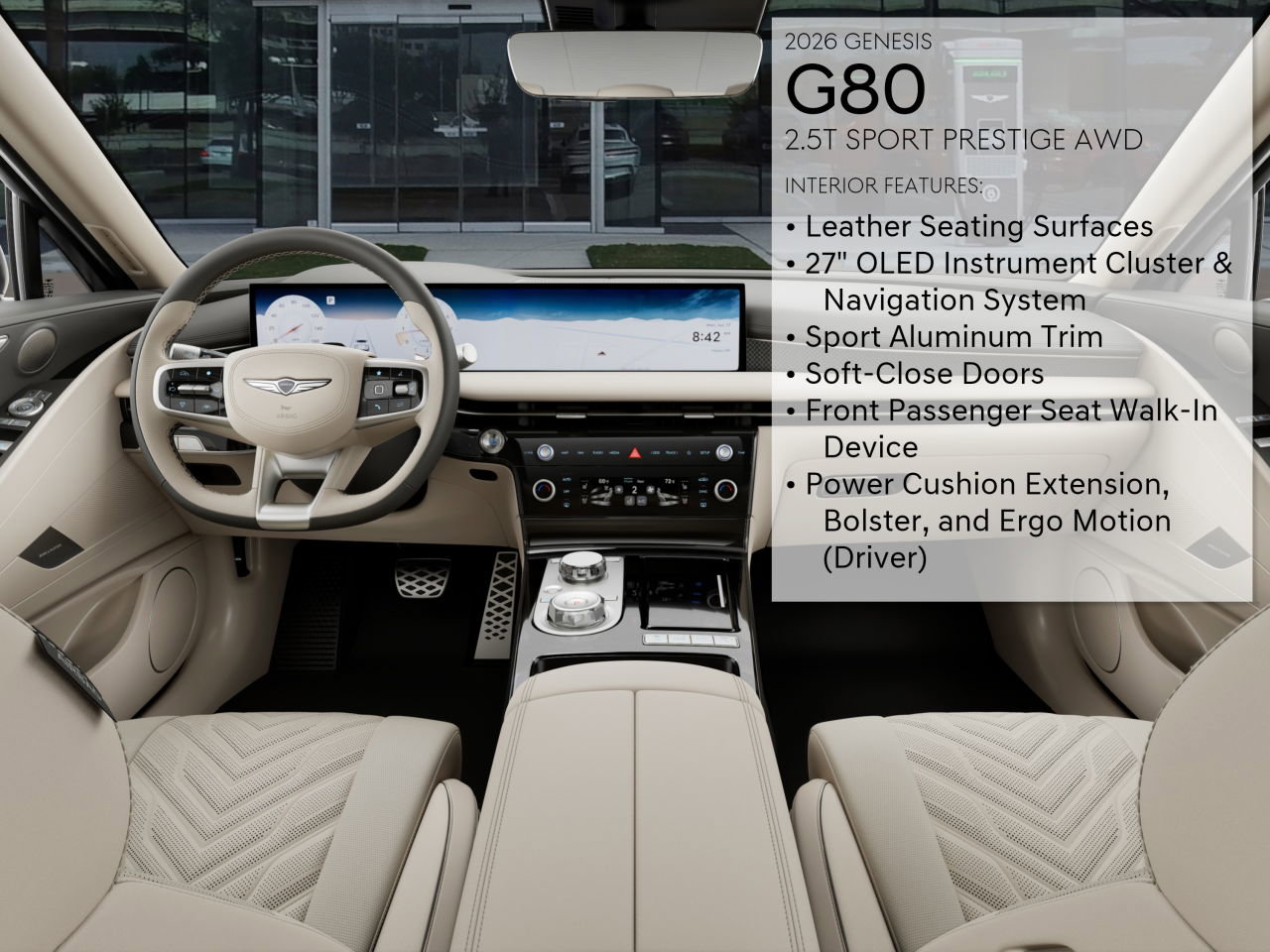 2026 Genesis G80 2.5T Sport Prestige AWD photo 14