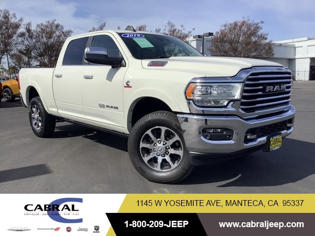 Pre-Owned 2019 Ram 3500 Laramie Longhorn 4D Crew Cab in Manteca