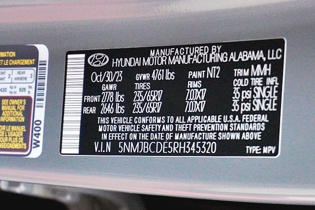 Used 2024 Gray Hyundai SEL image 32