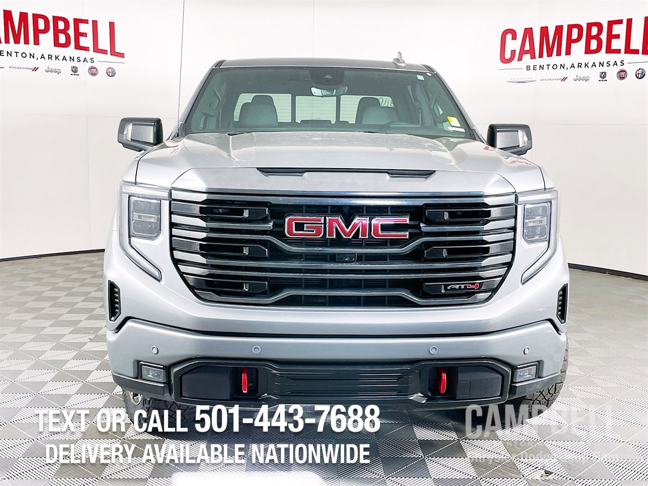 Used 2024 GMC Sierra 1500 AT4 with VIN 3GTUUEELXRG163110 for sale in Little Rock