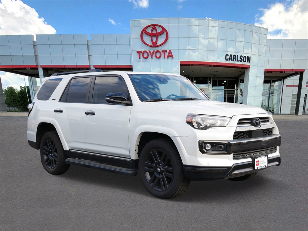 Certified 2021 Toyota 4Runner Night Shade with VIN JTEJU5JR1M5883503 for sale in Minneapolis, Minnesota