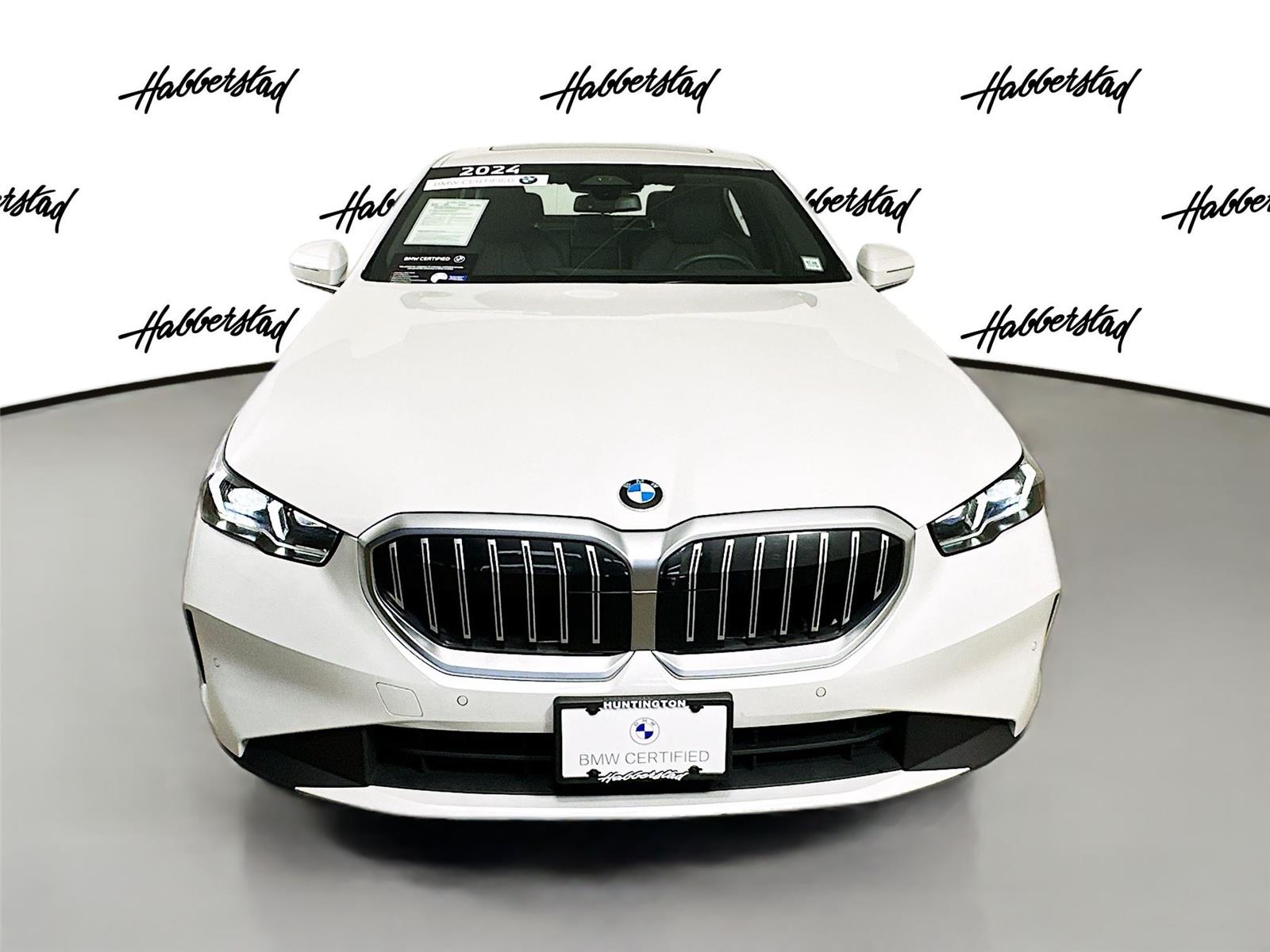 Certified Used 2024 Mineral White Metallic BMW 530i xDrive image 2