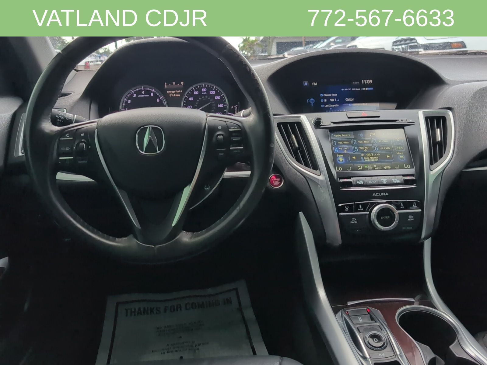 2015 Acura TLX Technology photo 10